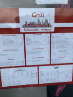 Grill Istanbul menu