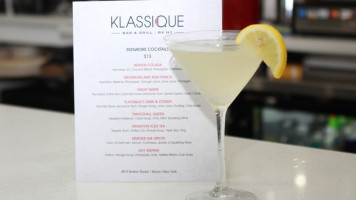 Klassique Bar Restaurant menu