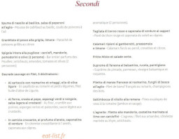 Villa Casella menu