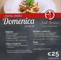 Sale Grosso menu