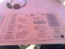 Brasserie Memere menu
