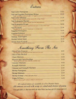 Nicola's Italian And Catering menu