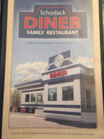 Schodack Diner menu