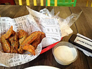 Red Buffalo Wings & Pizza food