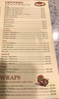 Antonio's Pizzeria And Italian menu