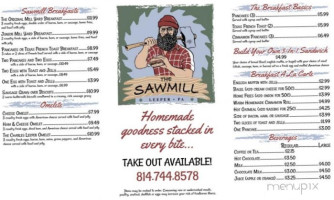 Sawmill menu