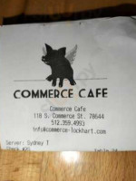 Commerce Cafe food