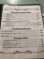 Olde Tyme Cafe menu