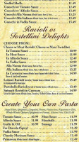 La Piazza Italian Restaurant And Sports Bar menu