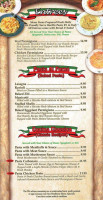 Benny's Italian Eatery menu