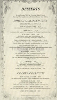 The Cheesecake Factory menu