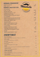 Moustache menu