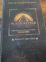 Plaza Azteca food