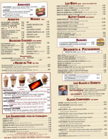 Le Marivaux menu