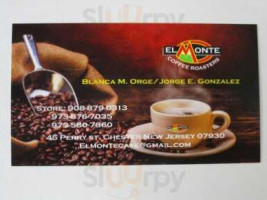 El Monte Coffee Roasters food