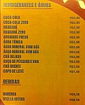 Nana's Café menu