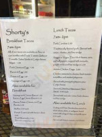 Shorty's Tacos And Coffee food