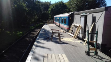 Eythorne Station Tea Room outside