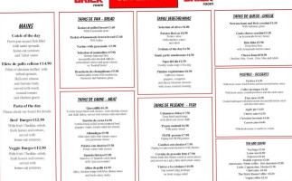 The Brick Room menu