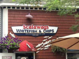 Scalawags Whitefish Chips outside