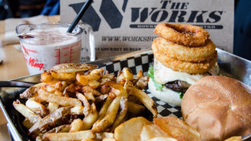 The Works Gourmet Burger Bistro food