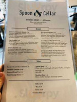 Spoon & Cellar menu