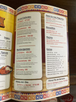 La Colombianita menu