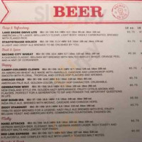 Rock Bottom Brewery Restaurant - Chicago menu