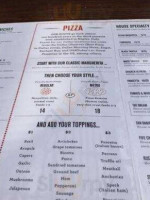 Olivella's Pizza And Wine menu