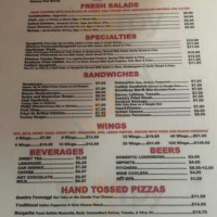 Broadway Pizza menu