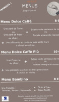 Dolce Caffè menu