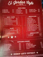 El Jordan Cafe menu