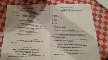 Trattoria Dei Cacciatori menu