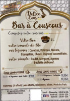 Délice Cous menu