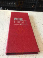 Wine On High menu