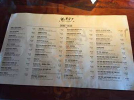 Blatt Beer Table S 170th Plaza menu