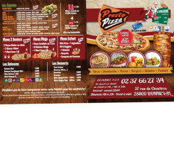 Presto Pizza food