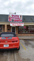 Tasty Cream Donuts outside