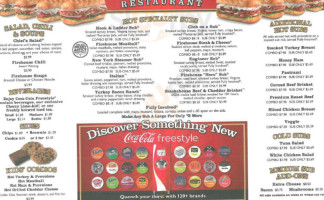 Firehouse Subs menu