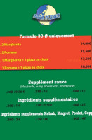 Top Pizza menu