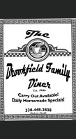 Brookfield Family Diner menu