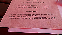 Pferdestall Café menu