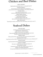 Dockside Steak And Pasta menu