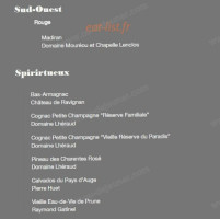 Les 110 de Taillevent menu