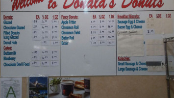 Donald's Donuts food