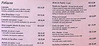 Joaquina Bar e Restaurante menu