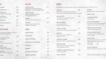 Klassique Bar Restaurant menu