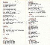 Galitos menu
