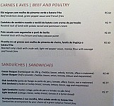 Galani - Caesar Park Hotel menu