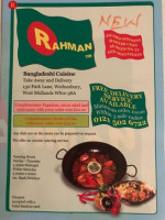 Rahman Balti food